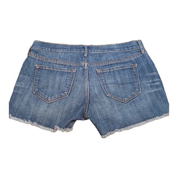 Old Navy Diva Cutoff Jean Shorts | Mid-Rise | Blue Wash Denim | Denim Shorts | 4 - Picture 7 of 11